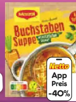Netto Marken-Discount Maggi Guten Appetit Buchstabensuppe Angebot