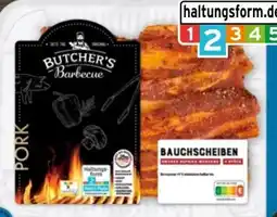 REWE Butcher’s Barbecue Schweine-Bauchscheiben Angebot