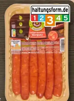 REWE Nature & Respect Geflügel-Bratwurst Merguez Angebot