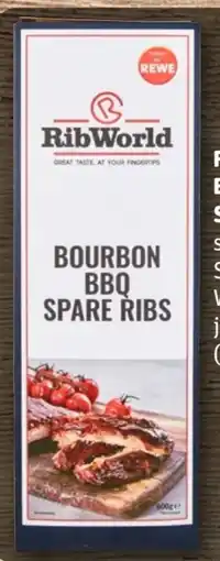 REWE Rib World Bourbon BBQ Spare Ribs Angebot