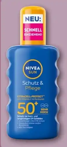 REWE Nivea Sun Schutz & Pflege Spray LSF 50+ Angebot