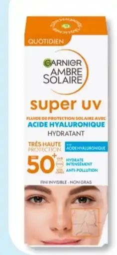 Budni Garnier Ambre Solaire Sonnenschutzfluid Gesicht Super UV LSF 50+ Angebot
