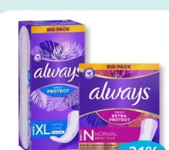 Budni Always Slipeinlagen Daily Protect Angebot