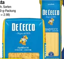EDEKA Bandelt De Cecco Pasta Angebot