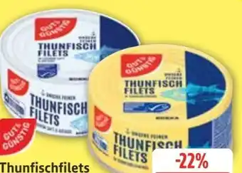 Edeka Gut & Günstig Thunfischfilets Angebot