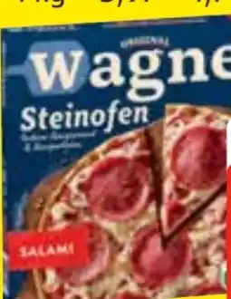 Edeka Frischemarkt Original Wagner Steinofen-Pizza Salami Angebot
