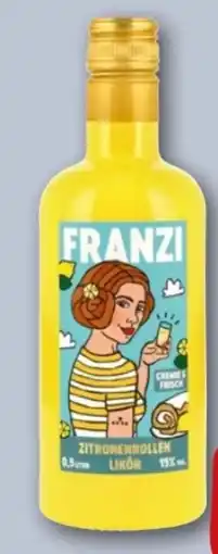 REWE Center Franzi Likör Zitronenlikör Angebot