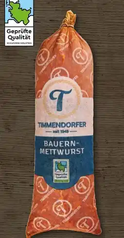 REWE Timmendorfer Wurst Bauernmettwurst Angebot