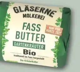 REWE Gläserne Molkerei Bio-Fassbutter Gartenkräuter Angebot