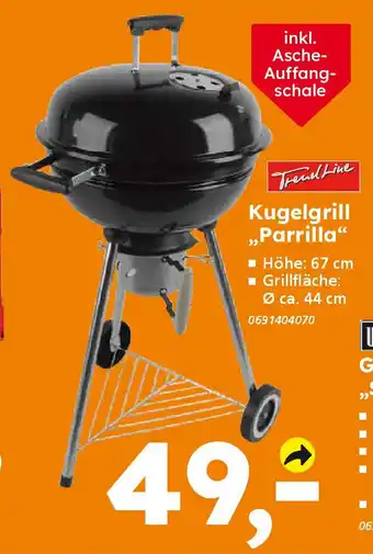 Globus Baumarkt TrendLine Kugelgrill „Parrilla" Angebot