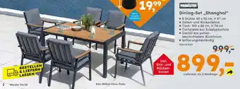 Globus Baumarkt PRIMASTER Dining-Set „Shanghai“ Angebot