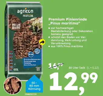 Globus Baumarkt agrícon Premium Pinienrinde ,,Pinus maritima" Angebot