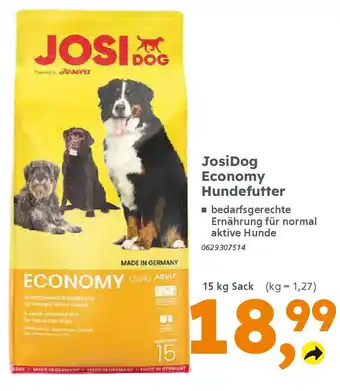 Globus Baumarkt Josi Dog Economy Hundefutter Angebot