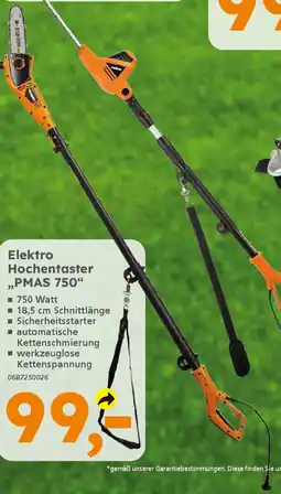 Globus Baumarkt PRIMASTER Elektro Hochentaster ,,PMAS 750" Angebot