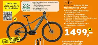 Globus Baumarkt ZUNDAPP E-Bike 27,5er Mountainbike „X900" Angebot