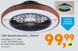 Globus Baumarkt LED Deckenleuchte „Petra“ Angebot