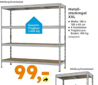 Globus Baumarkt Metallsteckregal XXL Angebot