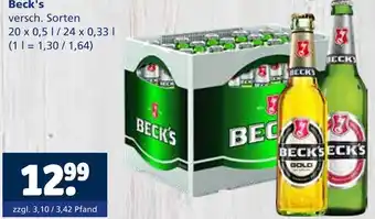 Getränkewelt Beck's Angebot