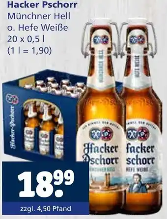 Getränkewelt Hacker Pschorr Münchner Hell Angebot