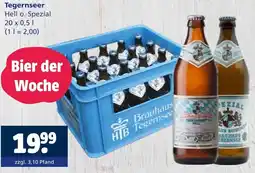 Getränkewelt Tegernseer Hell o. Spezial Angebot