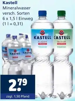 Getränkewelt Kastell Mineralwasser Angebot