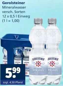 Getränkewelt Gerolsteiner Mineralwasser Angebot