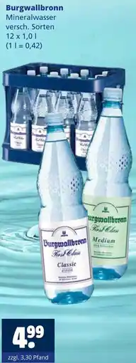 Getränkewelt Burgwallbronn Mineralwasser Angebot
