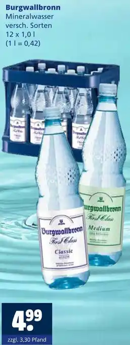 Getränkewelt Burgwallbronn Mineralwasser Angebot