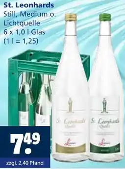 Getränkewelt St. Leonhards Still, Medium o. Lichtquelle Angebot