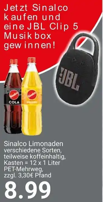 Getränkewelt Sinalco Limonaden Angebot