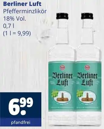 Getränkewelt Berliner Luft Pfefferminzlikör Angebot