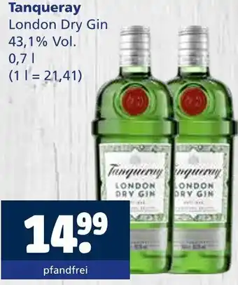 Getränkewelt Tanqueray London Dry Gin Angebot