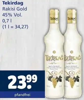 Getränkewelt Tekirdag Rakisi Gold Angebot