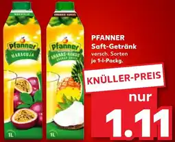 Kaufland PFANNER Saft-Getränk Angebot