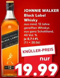Kaufland JOHNNIE WALKER Black Label Whisky Angebot