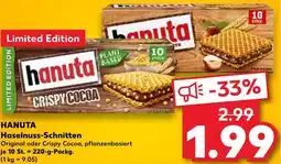 Kaufland HANUTA Haselnuss-Schnitten Angebot