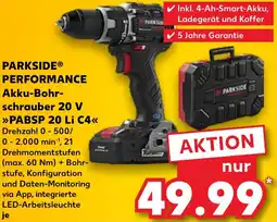 Kaufland PARKSIDE PERFORMANCE Akku-Bohrschrauber 20 V Angebot