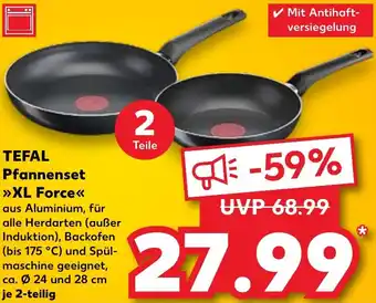 Kaufland TEFAL Pfannenset XL Force Angebot