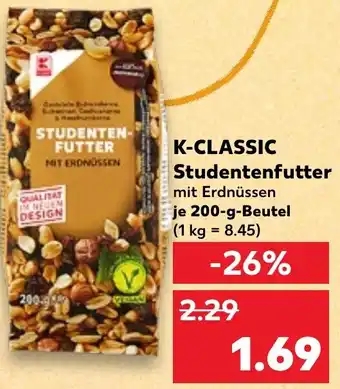 Kaufland K-CLASSIC Studentenfutter Angebot