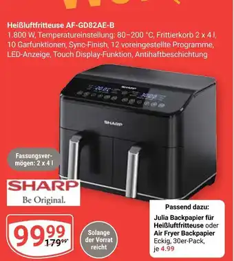 Globus Sharp heißluftfritteuse af-gd82ae-b Angebot