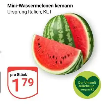 Globus Mini-wassermelonen kernarm Angebot