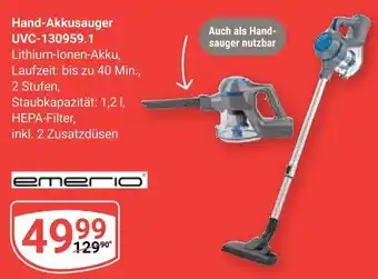 Globus Emerio hand-akkusauger uvc-130959.1 Angebot