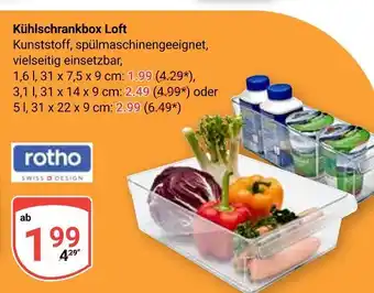 Globus Rotho kühlschrankbox loft 1,6 l Angebot