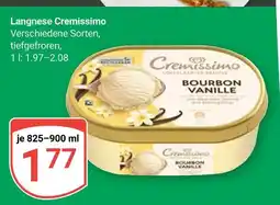 Globus Langnese cremissimo bourbon vanille Angebot