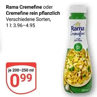 Globus Rama cremfine Angebot