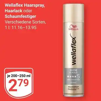 Globus Wella wellaflex haarspray Angebot