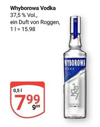 Globus Whyborowa vodka Angebot