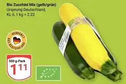 Globus Zucchini mix (gelb/grün) Angebot