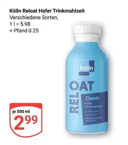 Globus Kölln reload hafer trinkmahlzeit Angebot