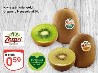 Globus Zespri kiwis grün Angebot